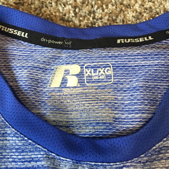 Russell Athletic Tops Womens Russell Activewear Purple Xl Athletic